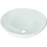 Mexen Mira lavabo en verre à poser 42 x 42 cm, blanc - 24124230