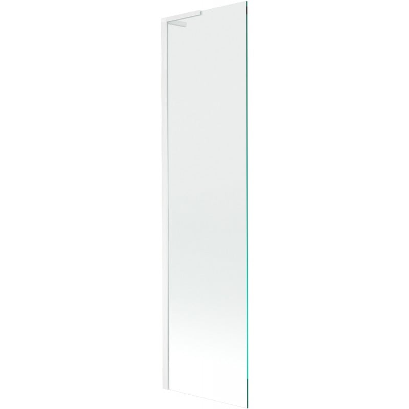 Mexen Next L paroi de baignoire à 1 volet 50 x 150 cm, transparent, blanc - 895-050-000-03-00-20