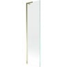Mexen Next L paroi de douche à 1 volet 50 x 150 cm, transparent, doré - 895-050-000-03-00-50