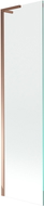 Paroi de bain Mexen Next L 1 battant 50 x 150 cm, transparent, or rose - 895-050-000-03-00-60