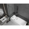 Mexen Next L pare-douche de baignoire 1-volet 50 x 150 cm, transparent, gris pistolet brossé - 895-050-000-03-00-66