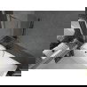 Mexen Next L paroi de baignoire 1-volet 50 x 150 cm, transparent, gris canon brossé - 895-050-000-03-00-66