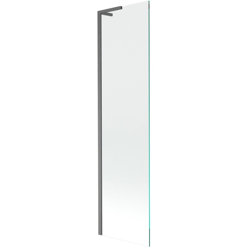 Mexen Next L pare-douche de baignoire 1-volet 50 x 150 cm, transparent, gris pistolet brossé - 895-050-000-03-00-66