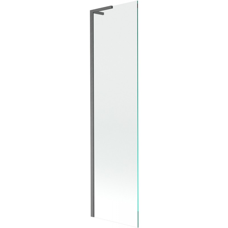 Mexen Next L paroi de baignoire 1-volet 50 x 150 cm, transparent, gris canon brossé - 895-050-000-03-00-66