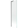 Mexen Next L pare-douche de baignoire 1-volet 50 x 150 cm, transparent, gris pistolet brossé - 895-050-000-03-00-66
