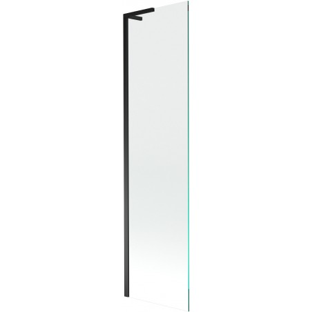 Mexen Next L paroi de baignoire à 1 volet 50 x 150 cm, transparent, noir - 895-050-000-03-00-70