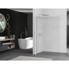 Mexen Kioto L paroi de douche Walk-in 70 x 200 cm, rayures, chrome - 800-070-103-01-09