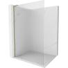 Mexen Kioto L paroi de douche Walk-in 100 x 200 cm, transparent, doré - 800-100-103-50-09