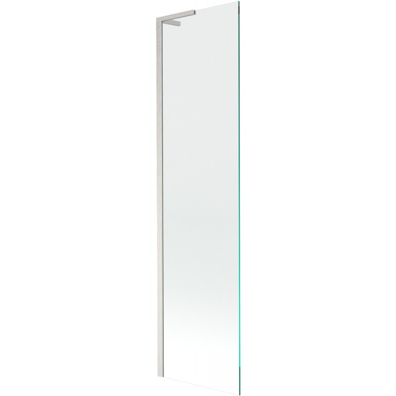 Mexen Next L paroi de baignoire à 1 vantail 50 x 150 cm, transparent, nickel brossé - 895-050-000-03-00-97