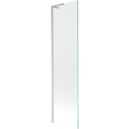 Mexen Next L paroi de baignoire à 1 vantail 50 x 150 cm, transparent, nickel brossé - 895-050-000-03-00-97