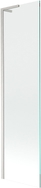 Mexen Next L paroi de baignoire 1 vantail 50 x 150 cm, transparent, nickel brossé - 895-050-000-03-00-97