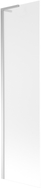 Mexen Next L pare-douche de baignoire 1-volet 50 x 150 cm, givre, chrome - 895-050-000-03-30-01