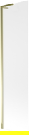 Mexen Next L paroi de bain 1-volet 50 x 150 cm, givré, doré - 895-050-000-03-30-50
