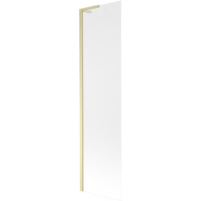Mexen Next L paroi de baignoire 1-volet 50 x 150 cm, givré, or brossé - 895-050-000-03-30-55