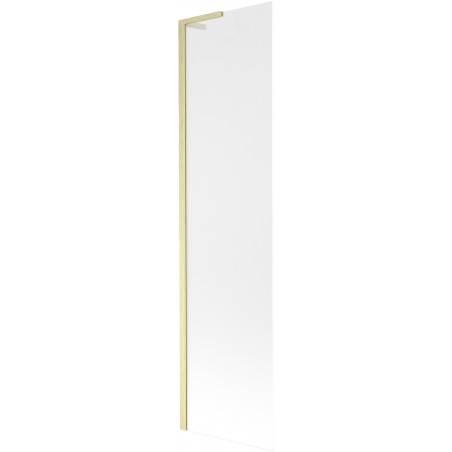 Mexen Next L paroi de baignoire 1-volet 50 x 150 cm, givré, or brossé - 895-050-000-03-30-55