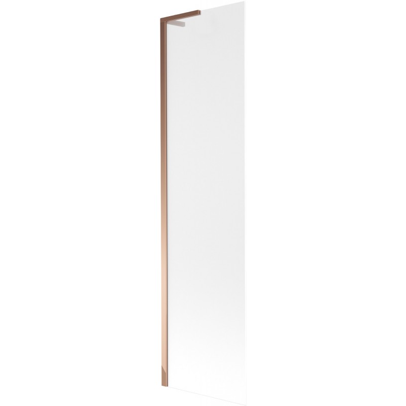 Mexen Next L paroi de baignoire 1-volet 50 x 150 cm, dépoli, or rose - 895-050-000-03-30-60