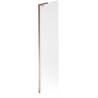 Mexen Next L paroi de baignoire 1-volet 50 x 150 cm, dépoli, or rose - 895-050-000-03-30-60