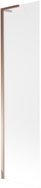 Mexen Next L paroi de baignoire 1-volet 50 x 150 cm, dépoli, or rose - 895-050-000-03-30-60