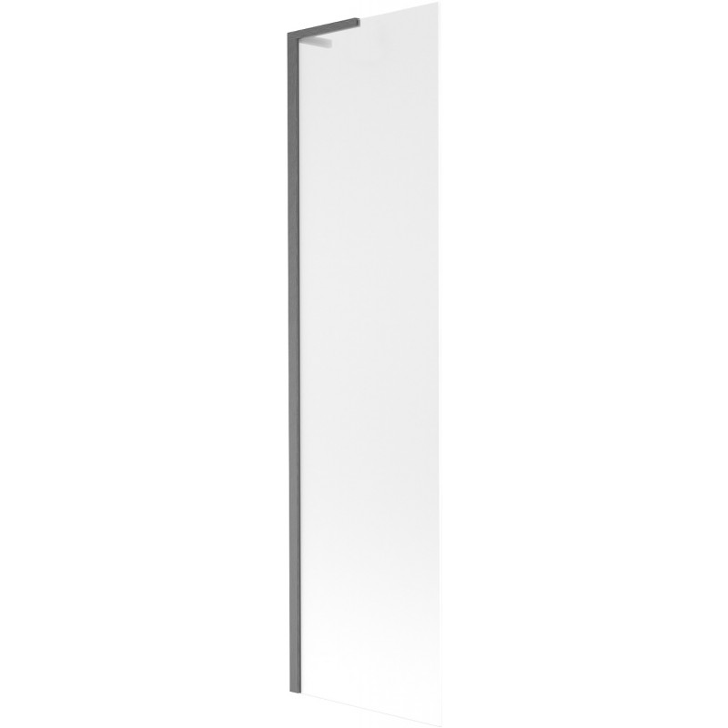 Mexen Next L paroi de baignoire 1 vantail 50 x 150 cm, givré, gris canon brossé - 895-050-000-03-30-66