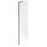 Mexen Next L paroi de baignoire 1 vantail 50 x 150 cm, givré, gris canon brossé - 895-050-000-03-30-66