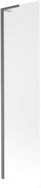 Mexen Next L paroi de douche 1 volet 50 x 150 cm, givre, gris métallique brossé - 895-050-000-03-30-66