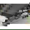 Mexen Next L paroi de douche 1 volet 50 x 150 cm, givre, noir - 895-050-000-03-30-70