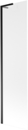 Mexen Next L paroi de baignoire 1-volet 50 x 150 cm, dépoli, noir - 895-050-000-03-30-70