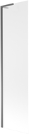 Mexen Next L paroi de baignoire 1-volet 50 x 150 cm, givre, métal canon - 895-050-000-03-30-95