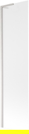 Mexen Next L paroi de baignoire 1 battant 50 x 150 cm, givré, nickel brossé - 895-050-000-03-30-97