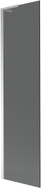 Mexen Next L paroi de baignoire à 1 volet 50 x 150 cm, graphite, chrome - 895-050-000-03-40-01