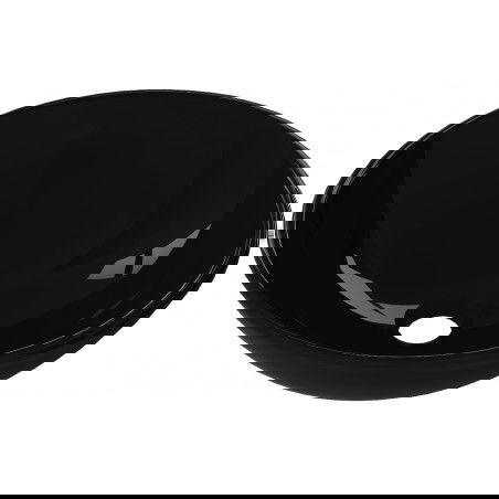 Mexen Mira lavabo à comptoir en verre 42 x 42 cm, Noir - 24124270