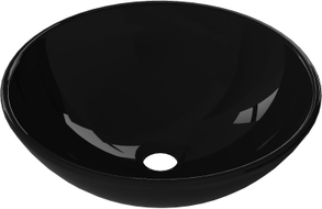 Mexen Mira vasque à poser en verre 42 x 42 cm, noir - 24124270