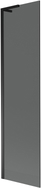 Mexen Next L paroi de baignoire à 1 vantail 50 x 150 cm, graphite, noir - 895-050-000-03-40-70