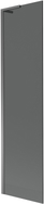 Mexen Next L paroi de baignoire 1 volet 50 x 150 cm, graphite, métal canon - 895-050-000-03-40-95