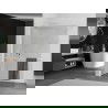 Mexen Kioto+ paroi de douche avec étagère Walk-in 85 x 200 cm, transparent, blanc - 800-085-121-20-00