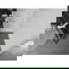 Kioto+ paroi de douche avec étagère Walk-in 120 x 200 cm, motif noir, blanc - 800-120-121-20-70