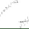 Mexen Axis ensemble douche apparent avec pomme de douche et mitigeur, chrome/blanc - 78112-20