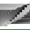 Mexen Kioto+ paroi de douche avec étagère Walk-in 100 x 200 cm, motif noir, blanc - 800-100-121-20-77