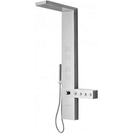 Mexen Natan panneau de douche avec bec, chrome - 7626-04-00