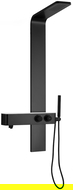 Mexen Sund panneau de douche, noir - 7620-02-70