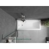 Mexen Next L paroi de baignoire 1 volet 70 x 150 cm, transparent, chromé - 895-070-000-03-00-01