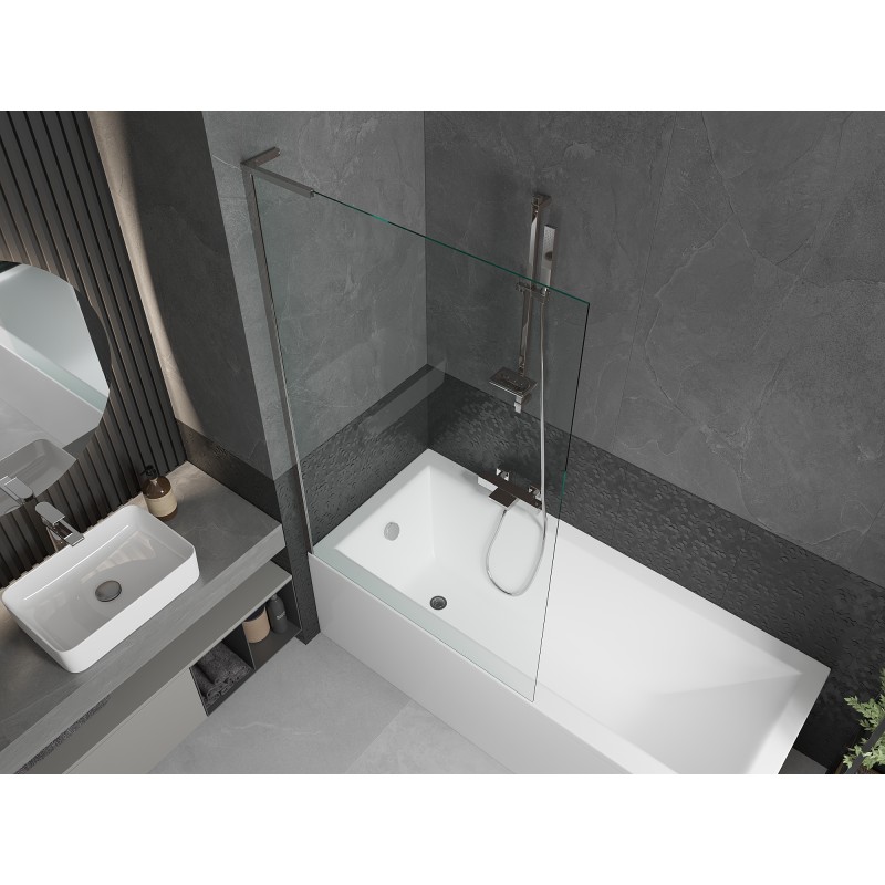 Mexen Next L paroi de douche 1-volet 100 x 150 cm, transparent, chrome - 895-100-000-03-00-01