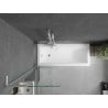 Mexen Next L pare-douche 1-volet 60 x 150 cm, transparent, blanc - 895-060-000-03-00-20