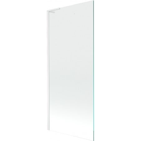 Mexen Next L paroi de baignoire à 1 panneau 80 x 150 cm, transparent, blanc - 895-080-000-03-00-20