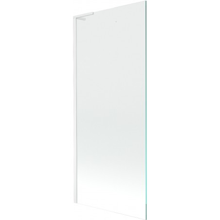 Mexen Next L paroi de baignoire à 1 volet 80 x 150 cm, transparent, blanc - 895-080-000-03-00-20