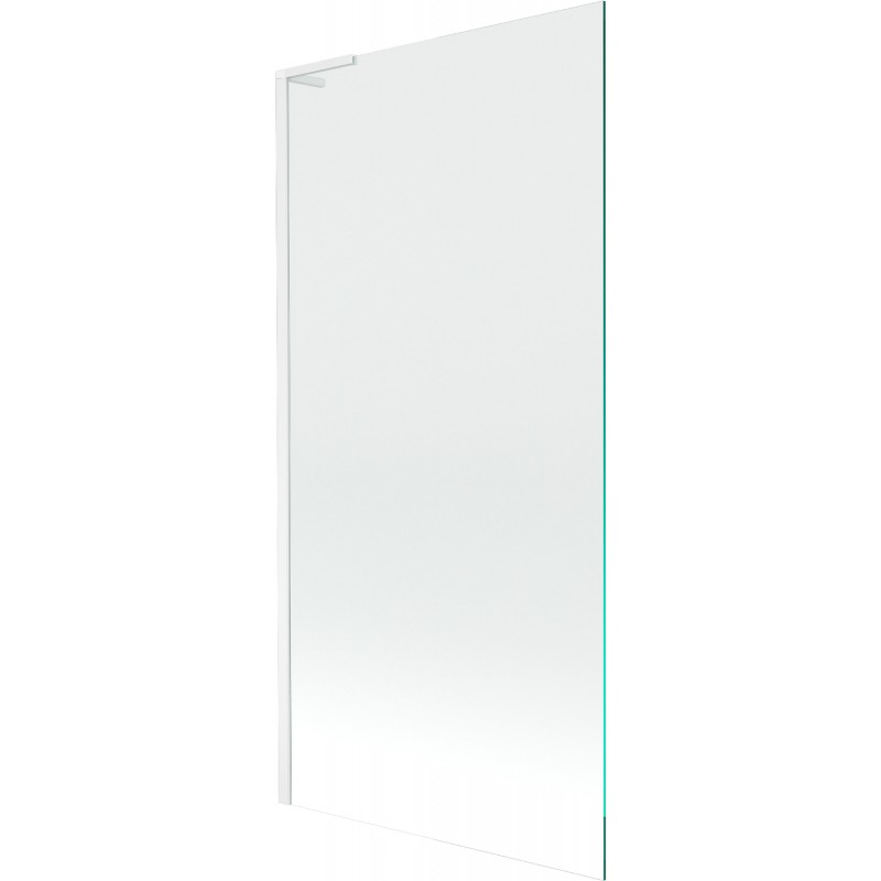 Mexen Next L paroi de baignoire 1 volet 90 x 150 cm, transparent, blanc - 895-090-000-03-00-20
