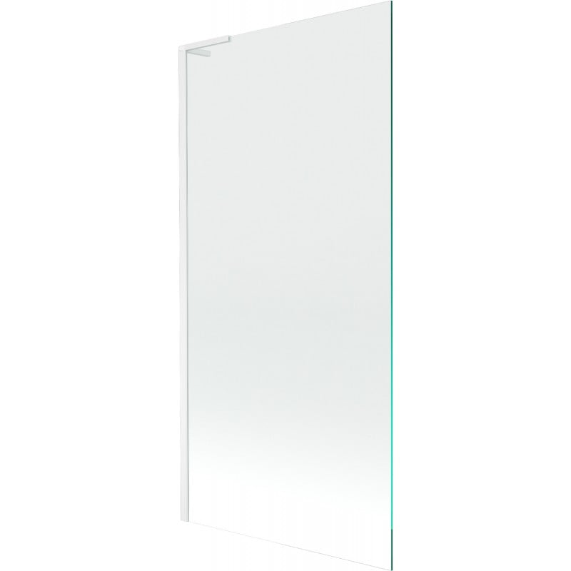 Mexen Next L paroi de baignoire à 1 vantail 90 x 150 cm, transparent, blanc - 895-090-000-03-00-20