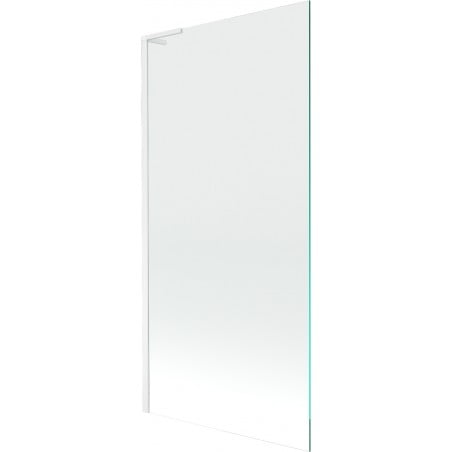 Mexen Next L paroi de baignoire à 1 vantail 90 x 150 cm, transparent, blanc - 895-090-000-03-00-20