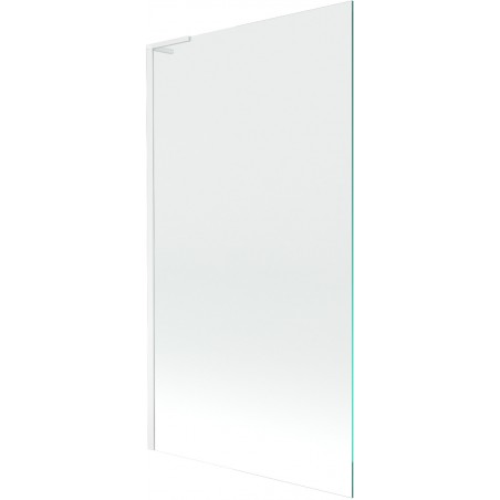 Mexen Next L paroi de baignoire à 1 volet 100 x 150 cm, transparent, blanc - 895-100-000-03-00-20