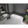 Mexen Next L paroi de baignoire 1 volet 80 x 150 cm, transparent, doré - 895-080-000-03-00-50